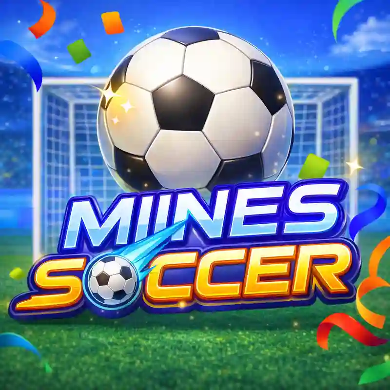 Mines Soccer online casino game interface